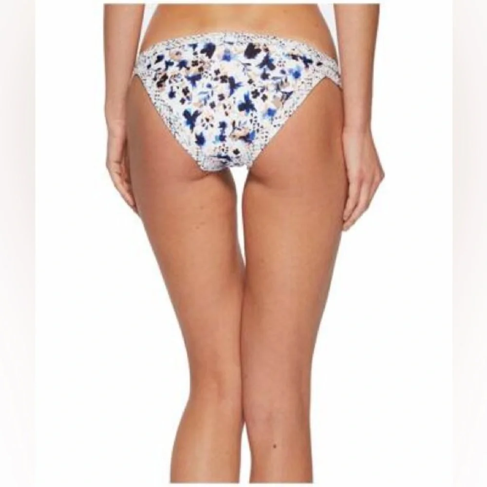 L*Space The Charlie Bikini Bottoms in Techno Garden Floral, Women’s size XL